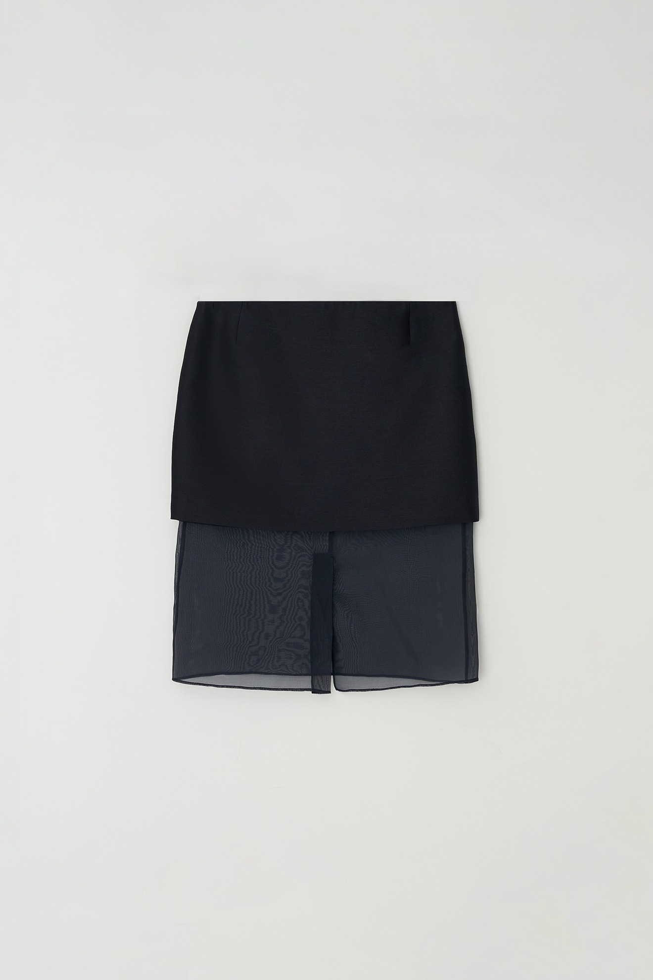 Organza Mini Skirt (navy)
